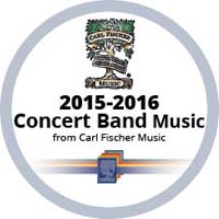 Logo for Carl Fischer Music's 2015-2016 Concert Band Music.