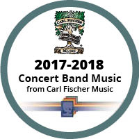 Logo for Carl Fischer Music's 2017-2018 Concert Band Music collection.
