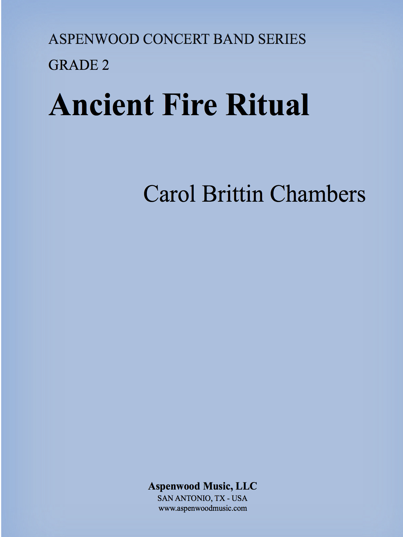 Cover of 'Ancient Fire Ritual' by Carol Brittin Chambers.