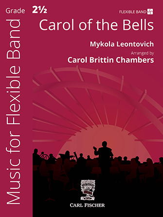 Album cover featuring Carol of the Bells by Mykola Leontovich, performed by Carol Brittin Chambers.