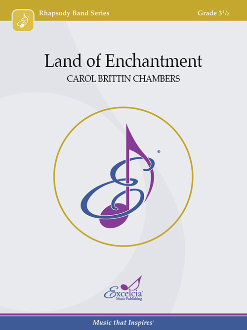 Album cover with a musical note and text 'Land of Enchantment'.
