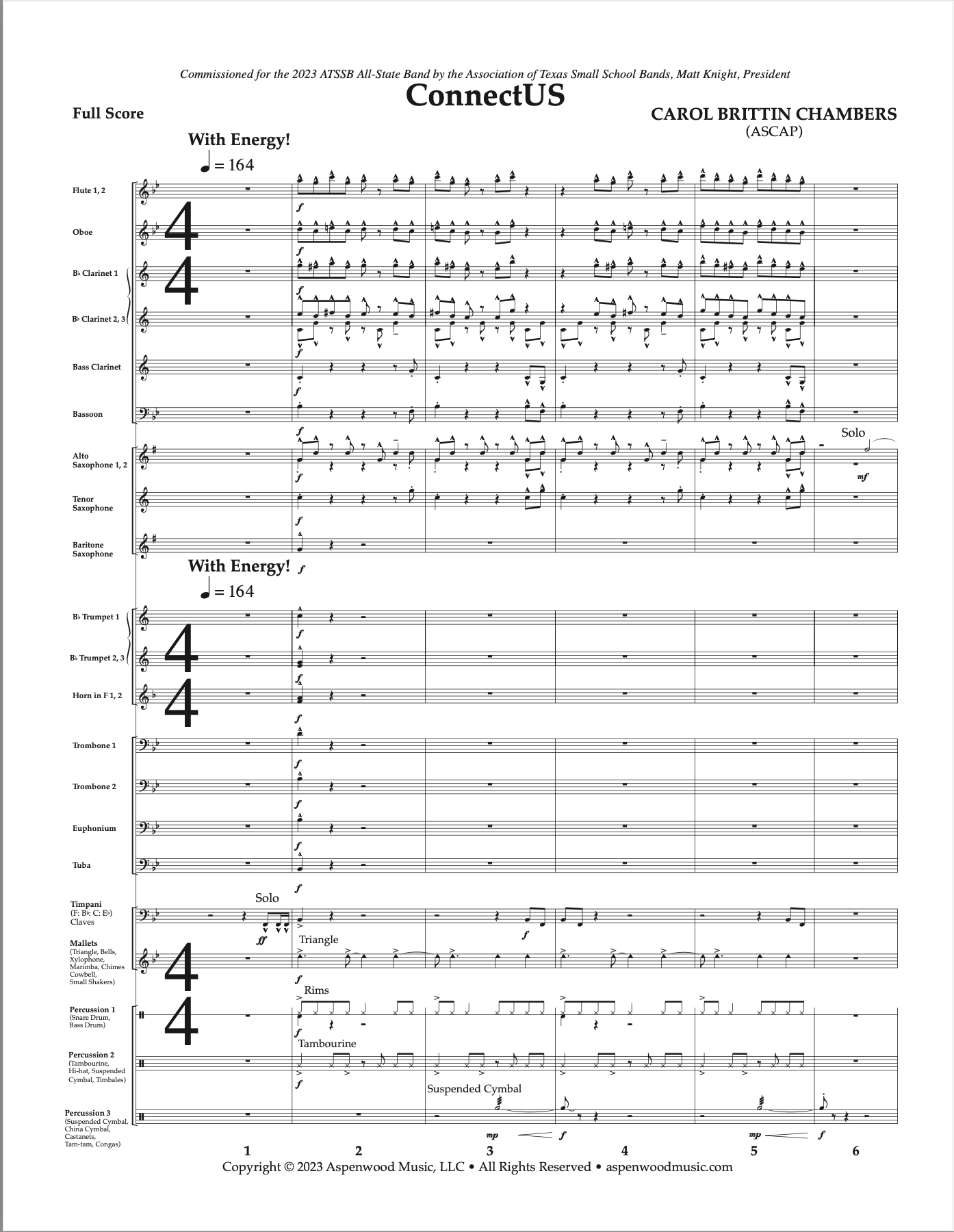 A detailed orchestral music score with multiple instruments and tempo markings.