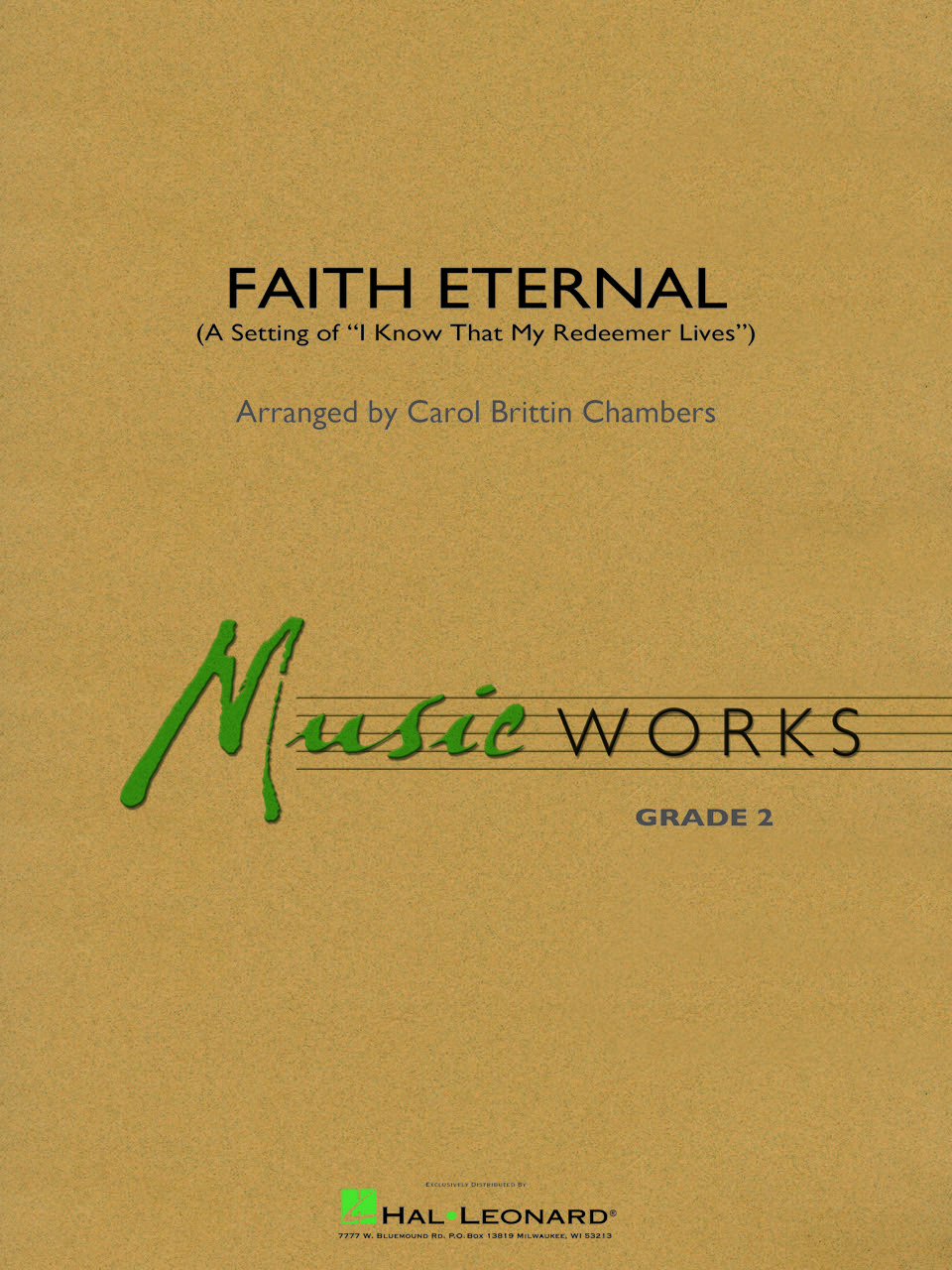 Cover of "Faith Eternal" music work arranged by Dave Brent.